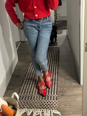 Buckle Ballet Block Flats